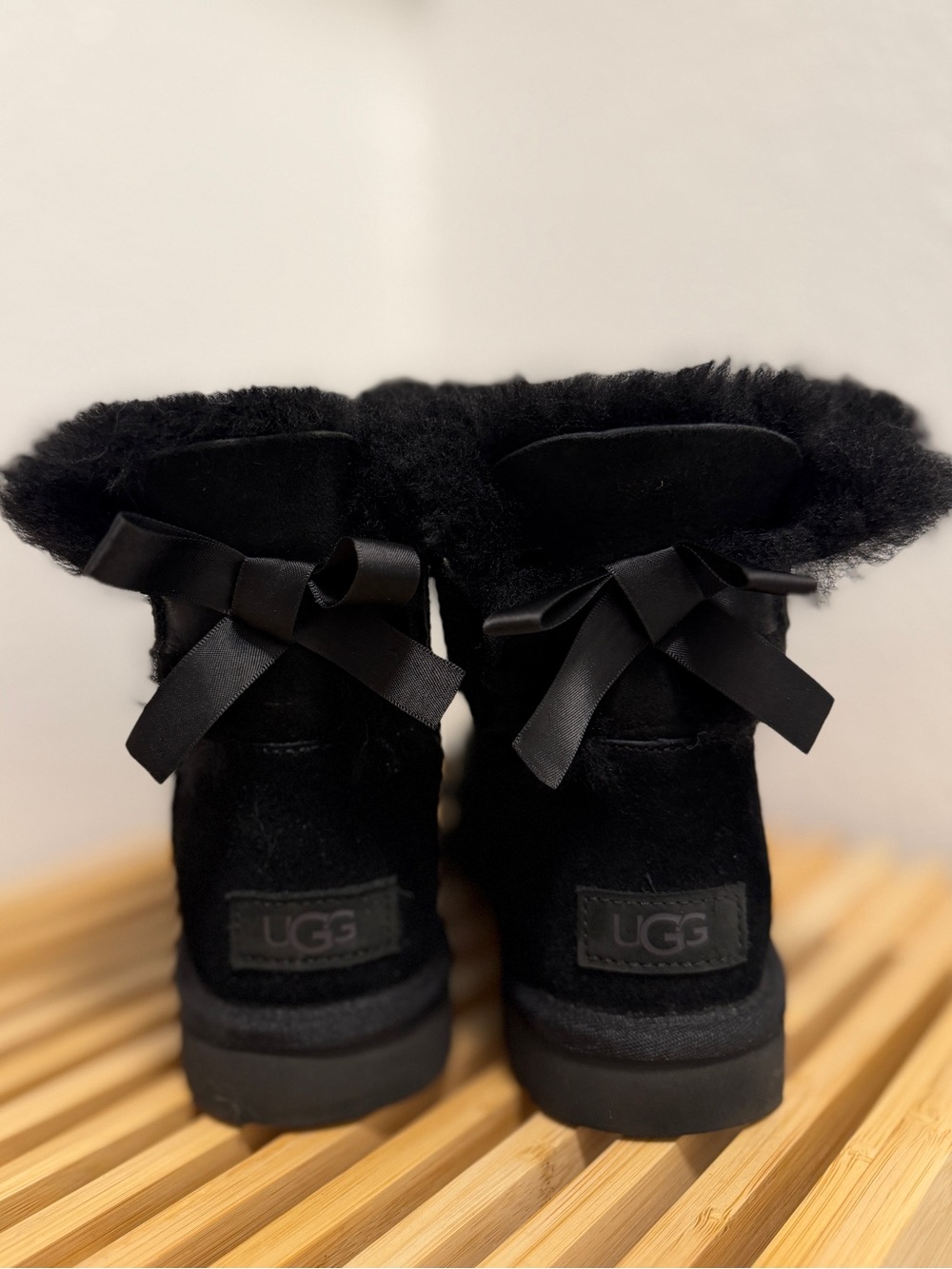 UGG Mini Bailey Bow II Boots in Black 🖤